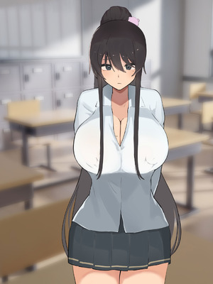 [ふたわーくす] 高身長でクールなロングポニテ美少女JKにゆめかわ衣装を着せて褒めまくる_201_klir