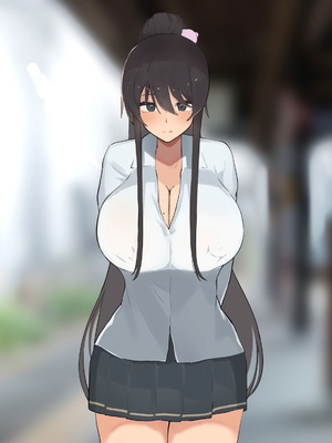 [ふたわーくす] 高身長でクールなロングポニテ美少女JKにゆめかわ衣装を着せて褒めまくる_231_rqdp