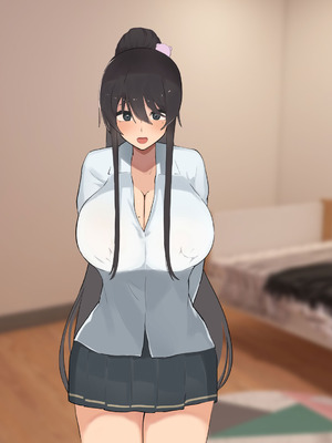 [ふたわーくす] 高身長でクールなロングポニテ美少女JKにゆめかわ衣装を着せて褒めまくる_240_ckef