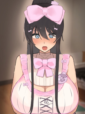 [ふたわーくす] 高身長でクールなロングポニテ美少女JKにゆめかわ衣装を着せて褒めまくる_262_nwtn