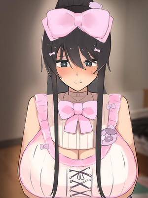 [ふたわーくす] 高身長でクールなロングポニテ美少女JKにゆめかわ衣装を着せて褒めまくる_264_gpmx