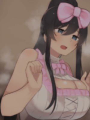 [ふたわーくす] 高身長でクールなロングポニテ美少女JKにゆめかわ衣装を着せて褒めまくる_351_cibe