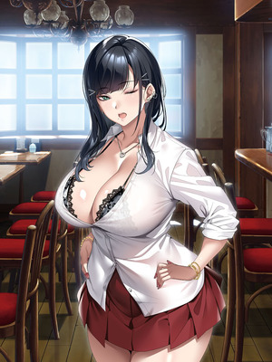 [アイチルワークス (林チェリー)] 真面目な風紀委員長をバニーにして孕ませた話_0925_wmgi