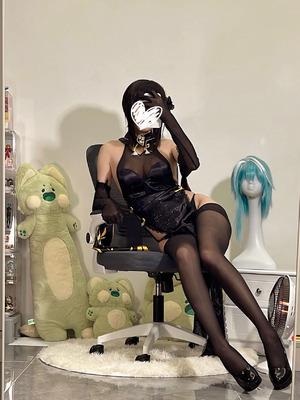 无影喵喵Ghost（影子喵Ghost） - 碧蓝航线 镇海 黑旗袍_102_kpmb