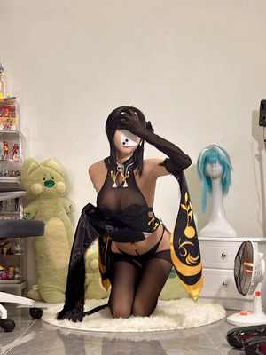 无影喵喵Ghost（影子喵Ghost） - 碧蓝航线 镇海 黑旗袍_111_jkgn