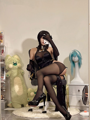 无影喵喵Ghost（影子喵Ghost） - 碧蓝航线 镇海 黑旗袍_118_hdfd