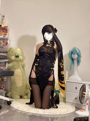 无影喵喵Ghost（影子喵Ghost） - 碧蓝航线 镇海 黑旗袍_121_yqhk