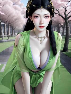 [AI Generated] 凡人修仙传 卓如婷 户外_007