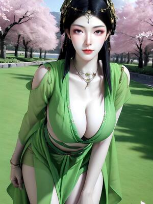 [AI Generated] 凡人修仙传 卓如婷 户外_011