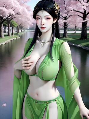 [AI Generated] 凡人修仙传 卓如婷 户外_012