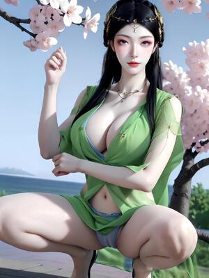 [AI Generated] 凡人修仙传 卓如婷 户外_027