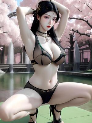 [AI Generated] 凡人修仙传 卓如婷 户外_040