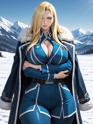 [Konoha Waifus] 奥利维亚 Olivier Mira Armstrong [AI Generated]