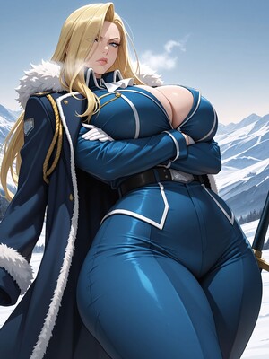 [Konoha Waifus] 奥利维亚 Olivier Mira Armstrong [AI Generated]_04_Olivier_Mira_Armstrong_4