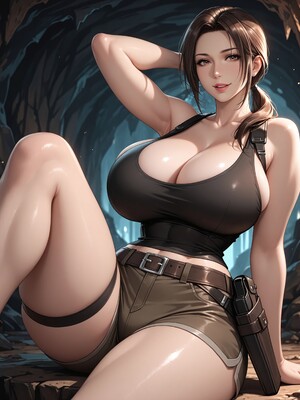 [Konoha Waifus] 劳拉 Lara Croft Cave Climax [AI Generated]_009_Lara_Croft_Cave_Climax