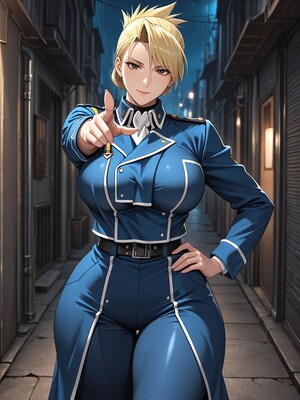 [Konoha Waifus] 莉莎·霍克艾 Riza [AI Generated]