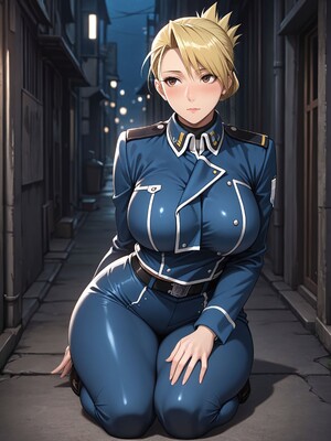 [Konoha Waifus] 莉莎·霍克艾 Riza [AI Generated]_009_Riza