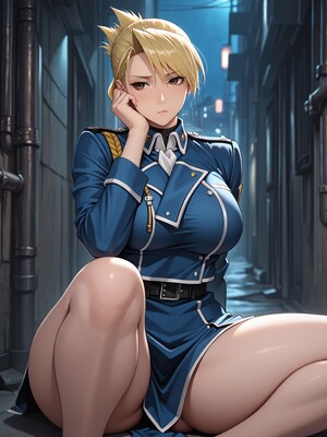 [Konoha Waifus] 莉莎·霍克艾 Riza [AI Generated]_011_Riza