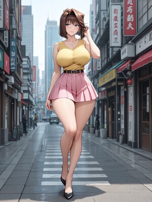 [Konoha Waifus] 真崎杏子 Tea Garnder TightTop [AI Generated]