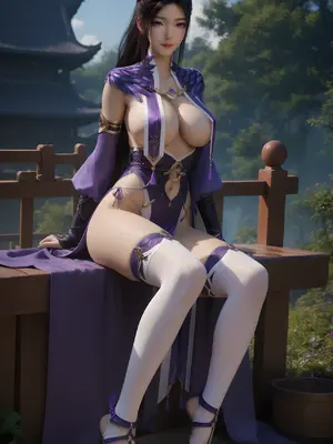 [AI Generated]凡人修仙传 紫灵荤素_010