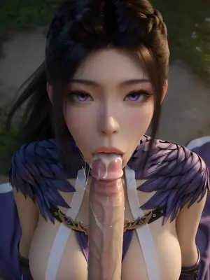 [AI Generated]凡人修仙传 紫灵荤素_048