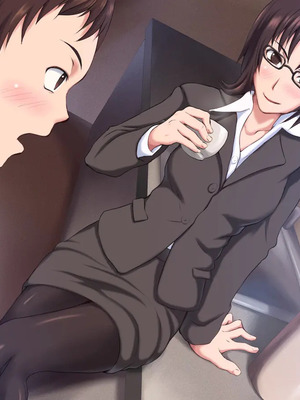 [L-u (まくらの同士)] 美人黒ストOLの足_002