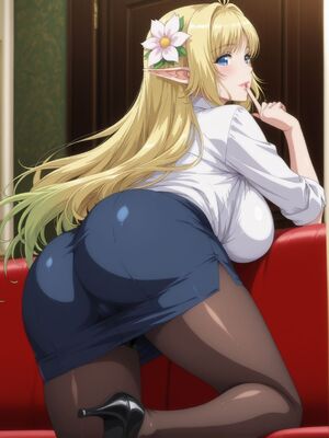 [嘎裡豬排] ルーシェ・メネルミア - ようこそ！ スケベエルフの森へ (Patreon) [AI Generated]_00005_2011200406