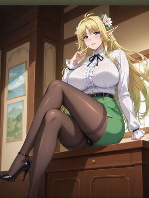 [嘎裡豬排] ルーシェ・メネルミア - ようこそ！ スケベエルフの森へ (Patreon) [AI Generated]_00009_2011200410