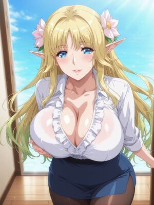 [嘎裡豬排] ルーシェ・メネルミア - ようこそ！ スケベエルフの森へ (Patreon) [AI Generated]_00013_1759387018