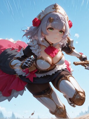 [PaperHero] - Genshin Impact - Noelle and Eula_#002