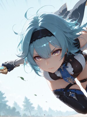 [PaperHero] - Genshin Impact - Noelle and Eula_#004