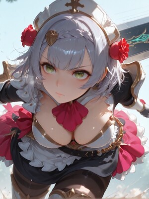 [PaperHero] - Genshin Impact - Noelle and Eula_#007