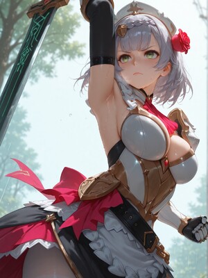 [PaperHero] - Genshin Impact - Noelle and Eula_#012