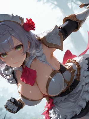 [PaperHero] - Genshin Impact - Noelle and Eula_#021