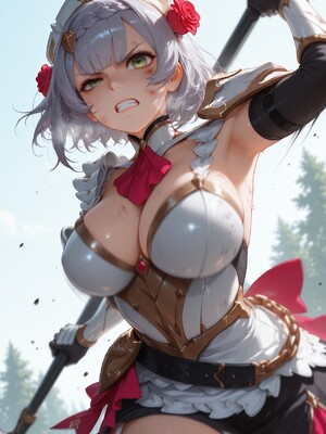 [PaperHero] - Genshin Impact - Noelle and Eula_#033