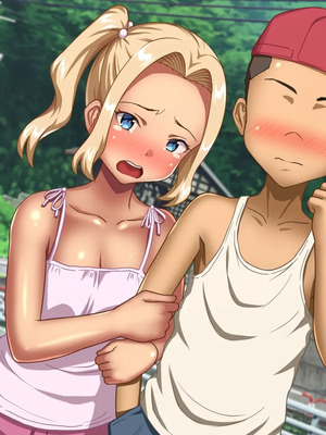 [ほっとみかん (きしめん)] ど田舎の夏休みは幼馴染なブロンド娘と汗ダク種付け交尾 [Chris个人机翻]_006_baqb