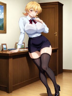 [嘎裡豬排]麗紗&nbsp;&nbsp;爆乳メイド狩り (Patreon) [AI Generated]_00014_1916230648