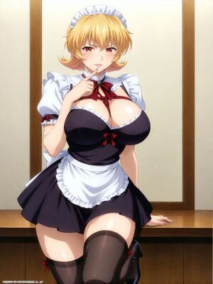 [嘎裡豬排]麗紗&nbsp;&nbsp;爆乳メイド狩り (Patreon) [AI Generated]_00003_1559195516