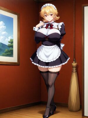 [嘎裡豬排]麗紗&nbsp;&nbsp;爆乳メイド狩り (Patreon) [AI Generated]_00005_1559195518