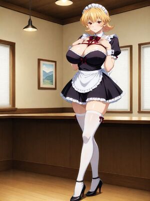 [嘎裡豬排]麗紗&nbsp;&nbsp;爆乳メイド狩り (Patreon) [AI Generated]_00006_1559195519