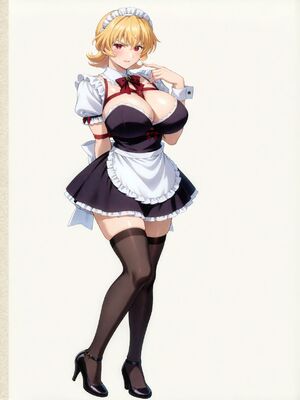 [嘎裡豬排]麗紗&nbsp;&nbsp;爆乳メイド狩り (Patreon) [AI Generated]_00008_1559195521