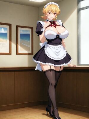 [嘎裡豬排]麗紗&nbsp;&nbsp;爆乳メイド狩り (Patreon) [AI Generated]_00014_1559195527