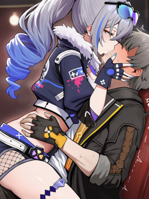 [EZNTR] The Understanding Miss Silver Wolf 【NTR BBC SPH】  [AI Generated]_10_10