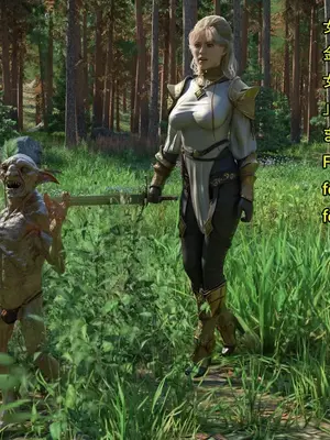 [Snow3D] 帝国女骑士与哥布林01_00017