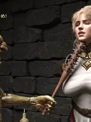 [Snow3D] 帝国女骑士与哥布林01_00034