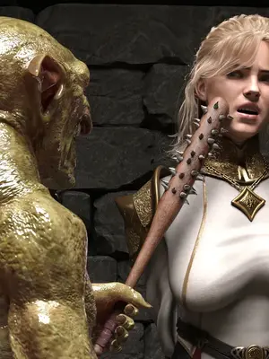 [Snow3D] 帝国女骑士与哥布林01_00041