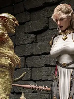 [Snow3D] 帝国女骑士与哥布林01_00043