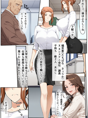 [ベロナス] 橘さんが娘に隠れて部下のチャラ男と自宅で生ハメ中出しセックスしちゃった話 (橘さん家の男性事情) [AI生成]_0002
