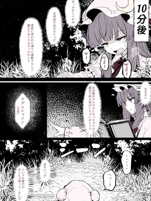 [はとめ] パチュリーが穴にはまって触手に種付けされちゃう漫画 (東方Project)_03_ejww