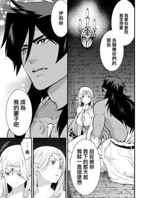 [Jewelry Box (玉姫なお)] オークの花嫁 ～攫われエルフは快楽に堕ちる～ [DL版] [中国翻訳] [無修正]_p010